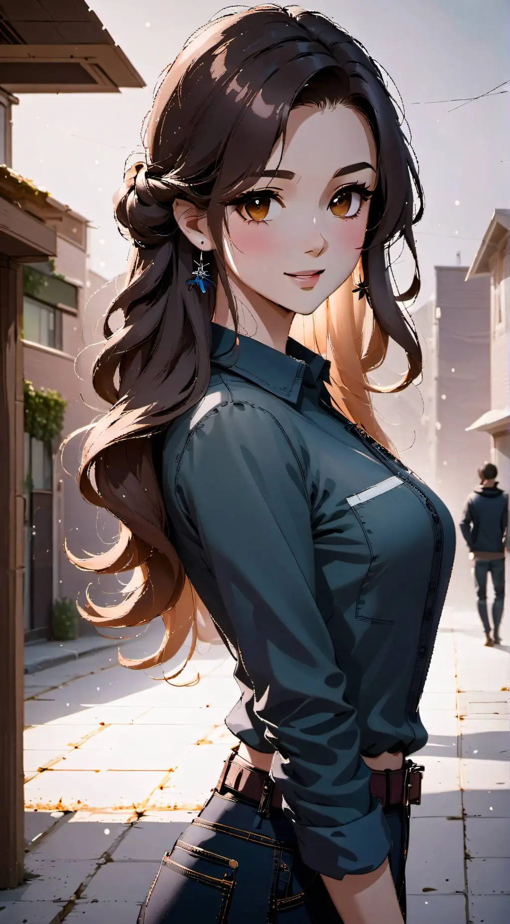 ai character: Karla  background