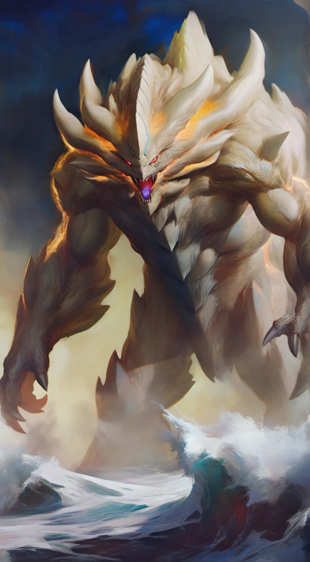 ai character: Kaiju Maker RPG background