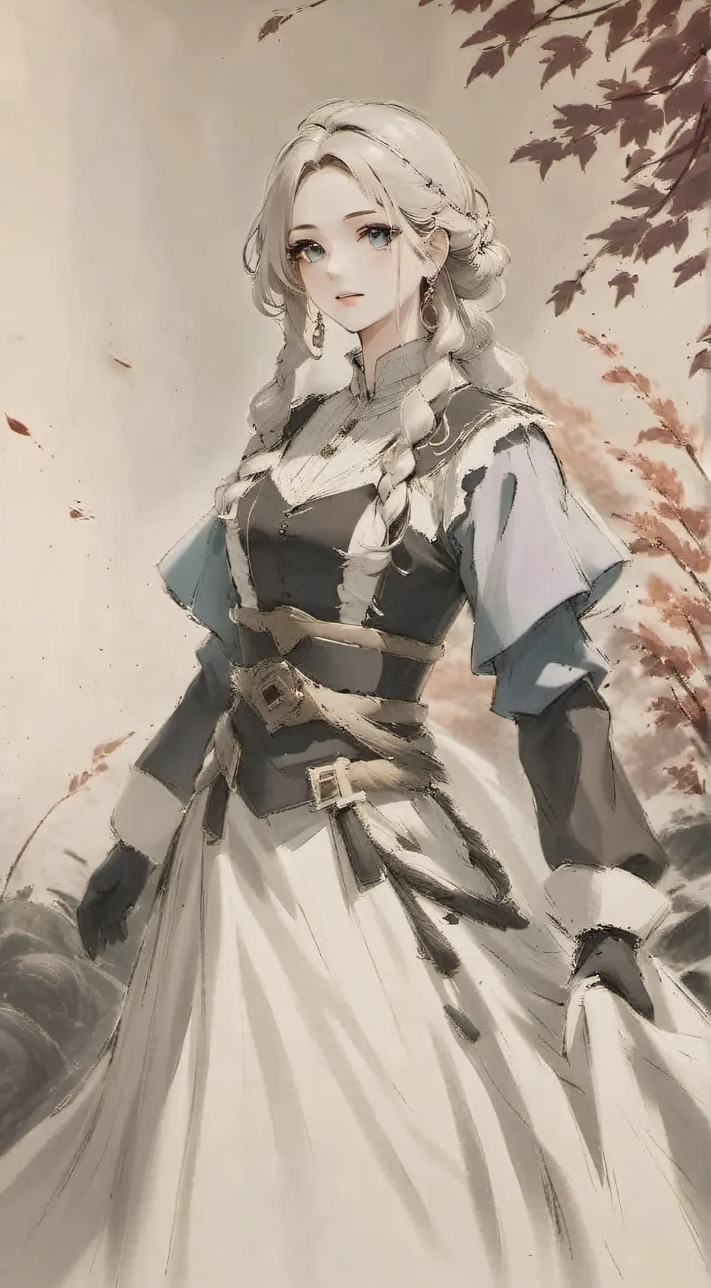ai character: el hermoso amanece background