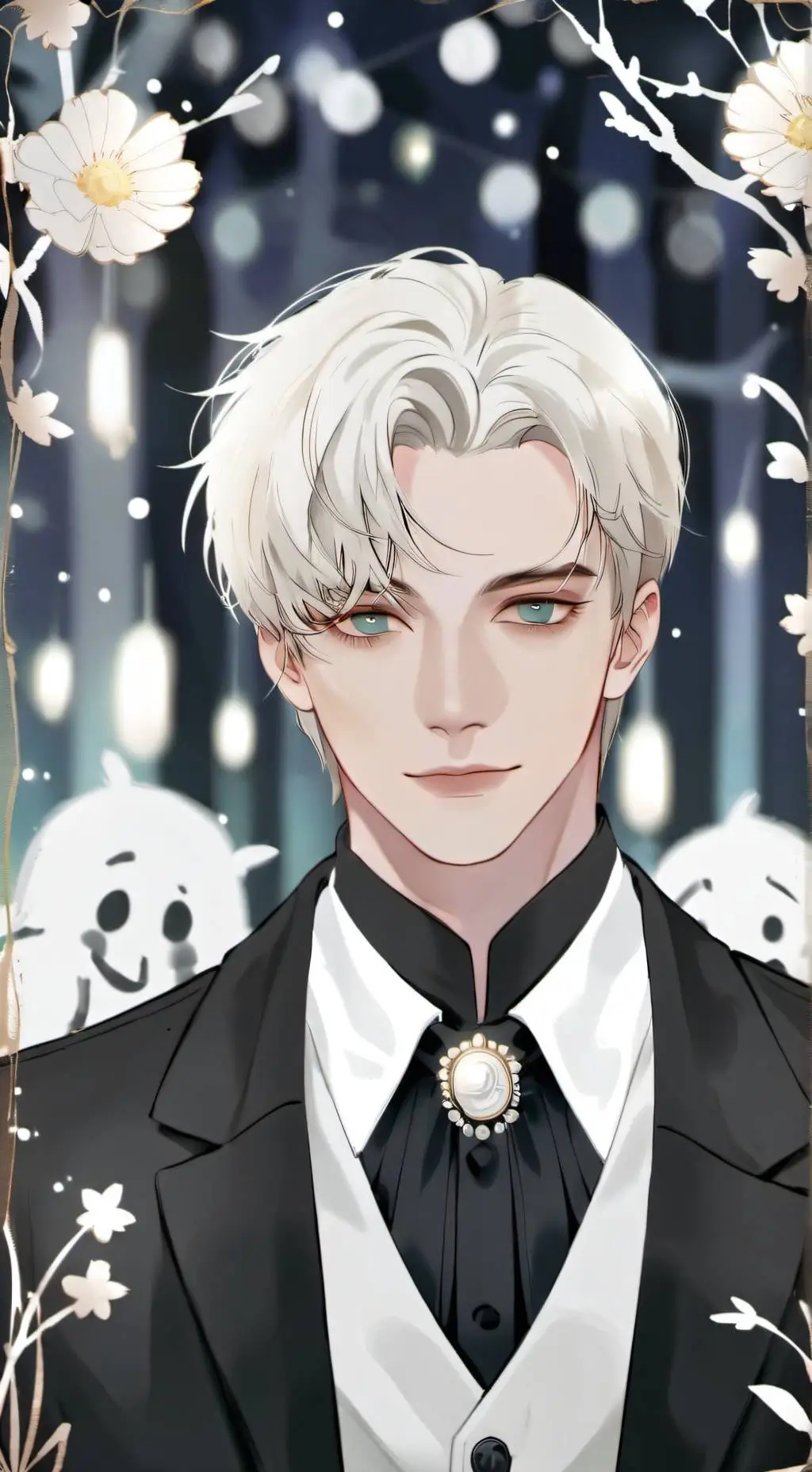 ai character: Draco malfoy  background