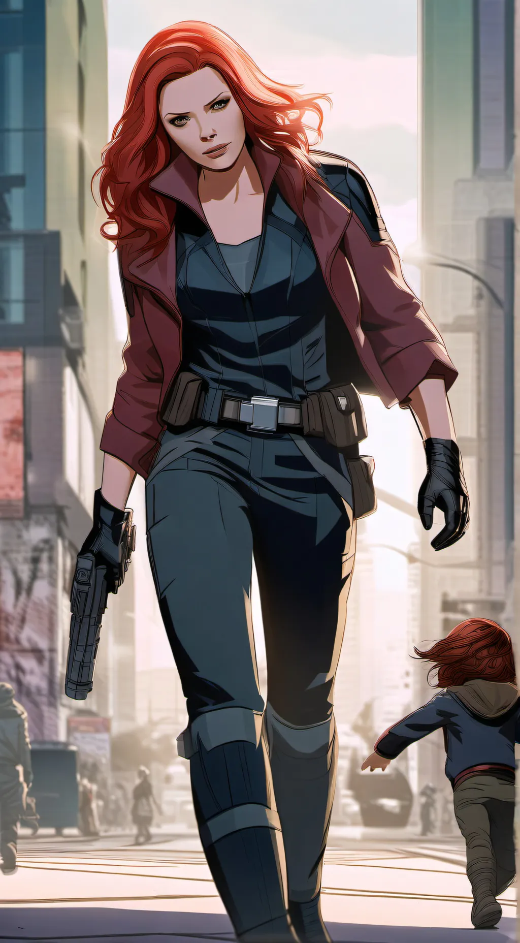 ai character: Natasha Romanoff background