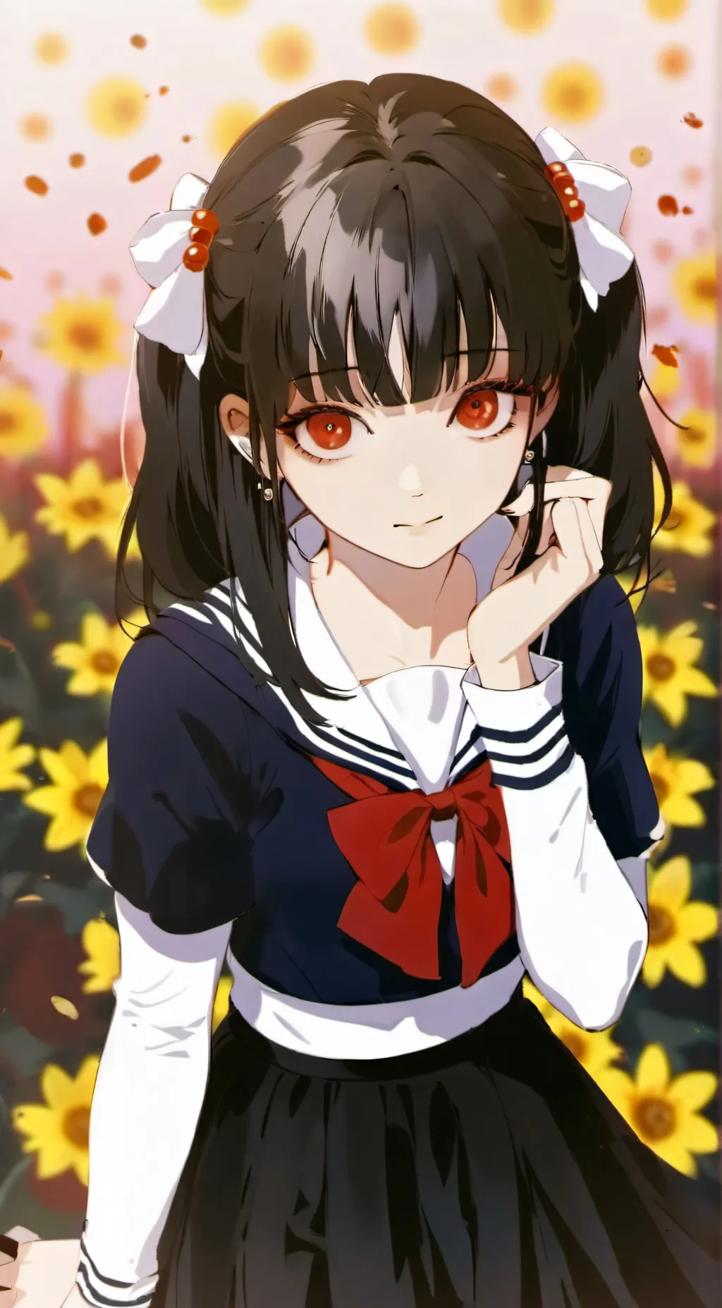 ai character: Rose background