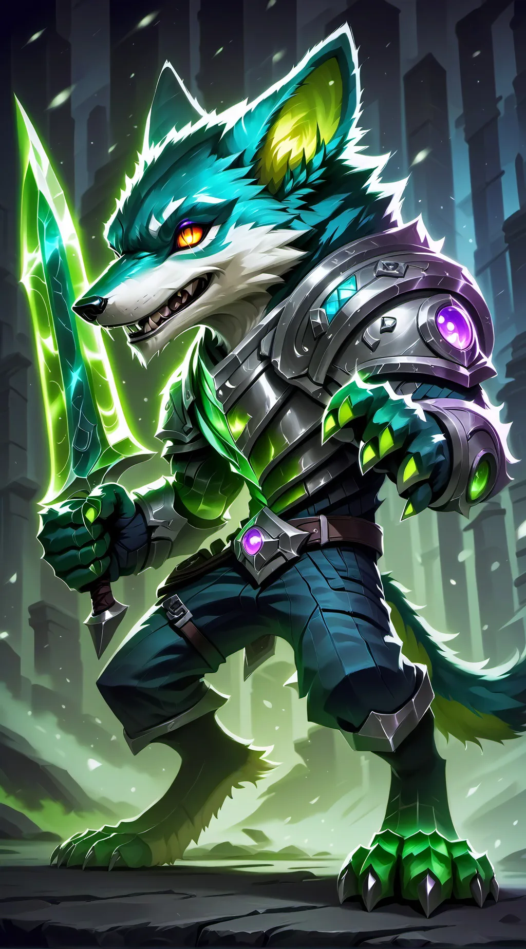 ai character: ho background