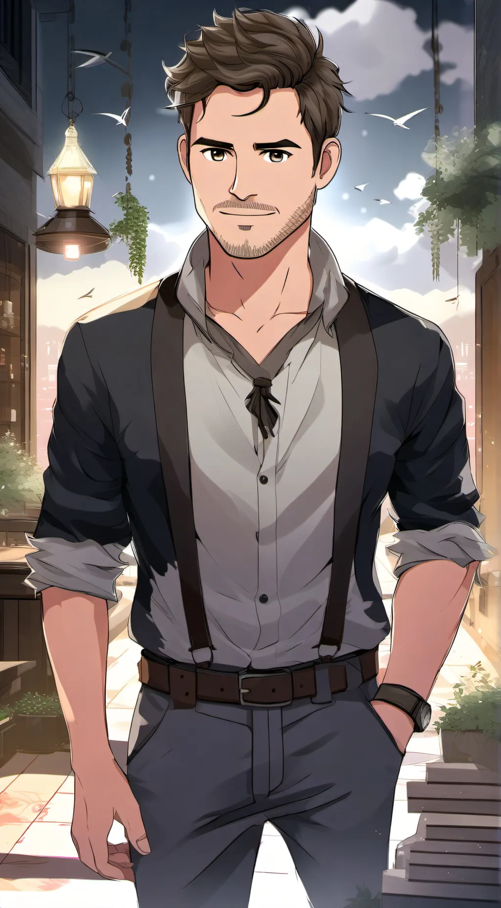 ai character: Albert Bishop background