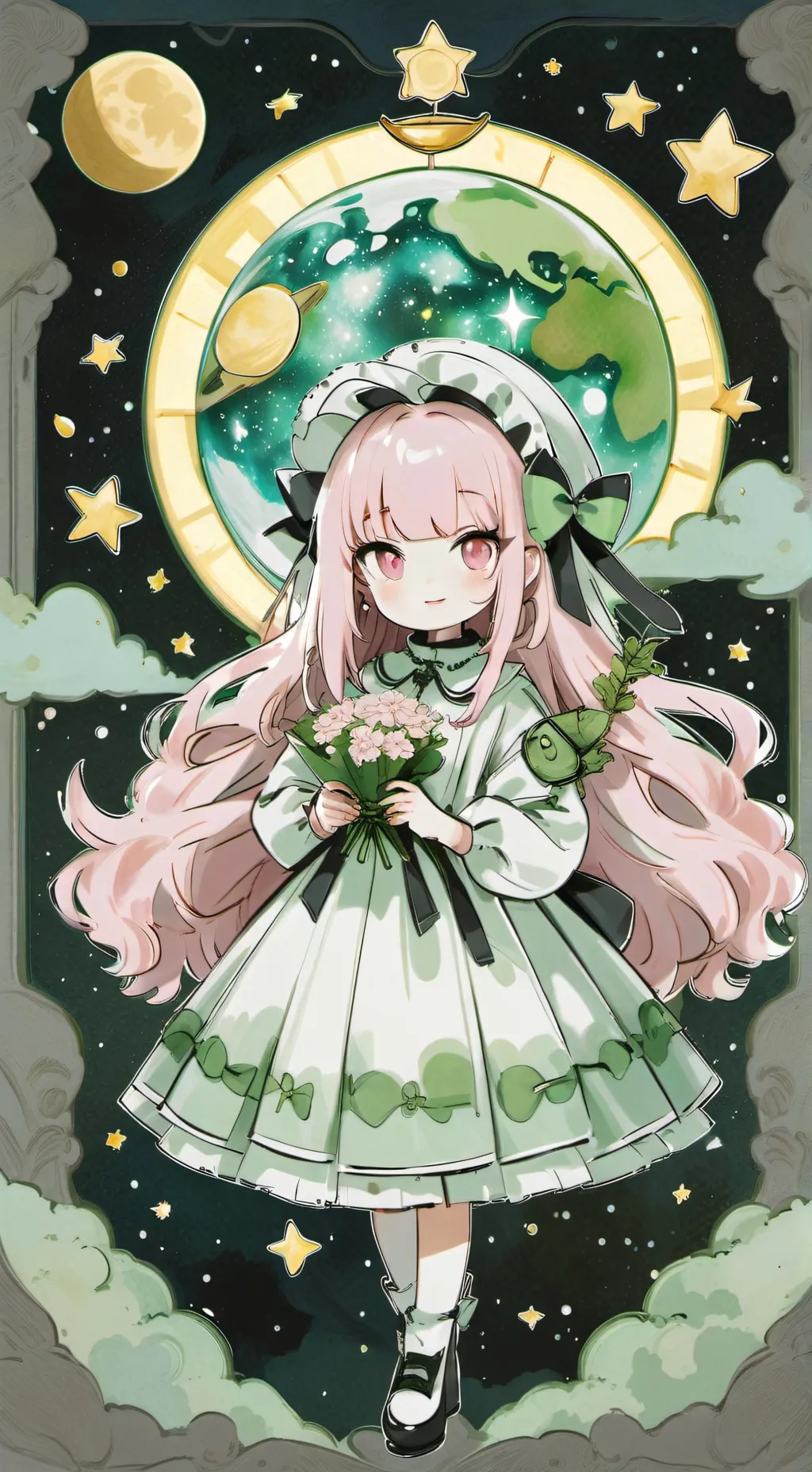 ai character: Luna background