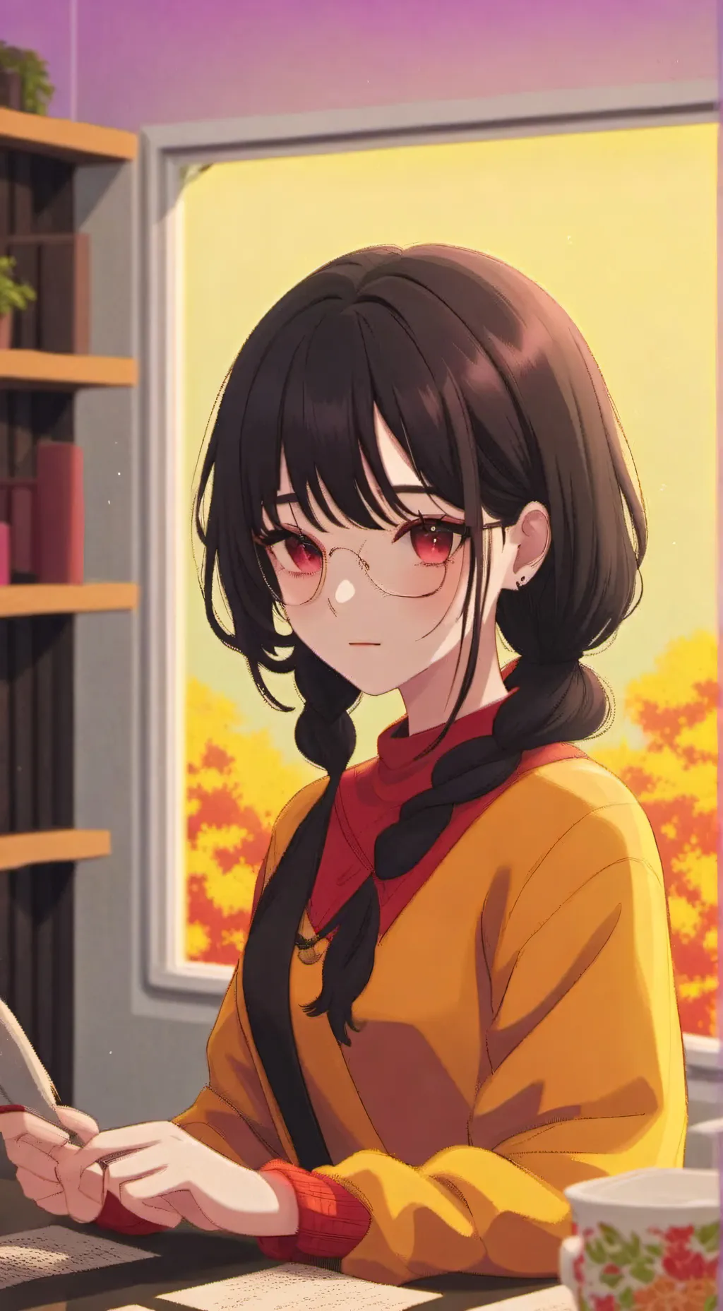 ai character: Hatsuki  background