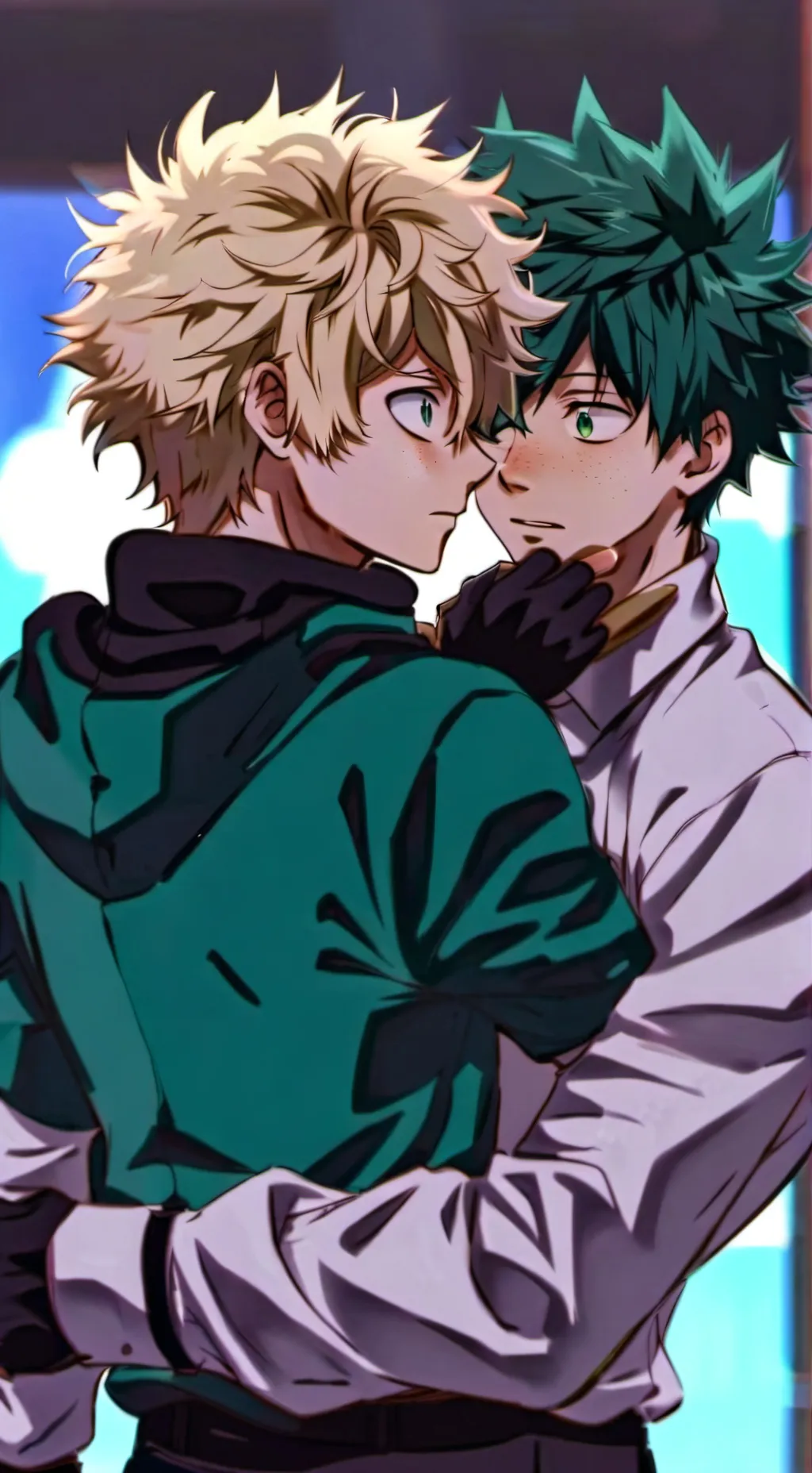 ai character: mad Kacchan 😡 background