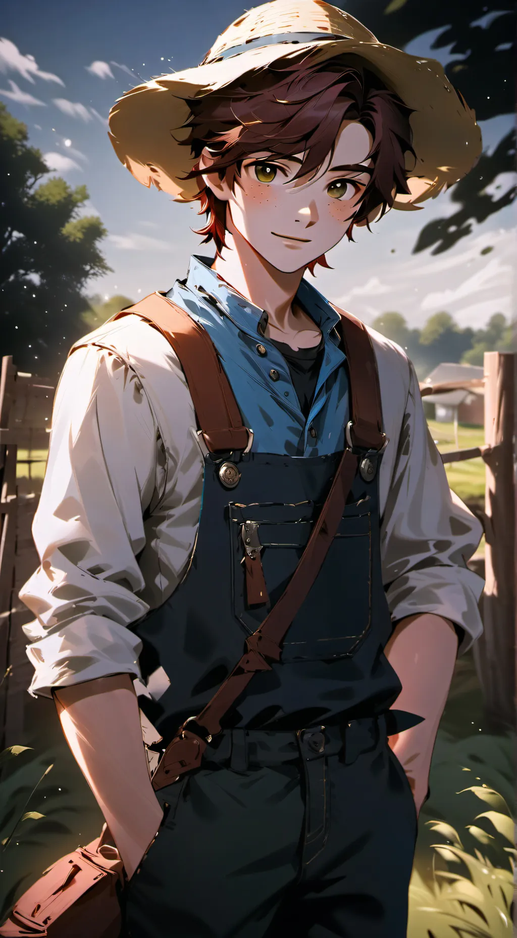 ai character: Russel  background