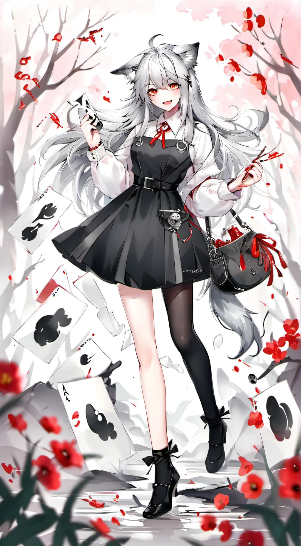 ai character: Rose background