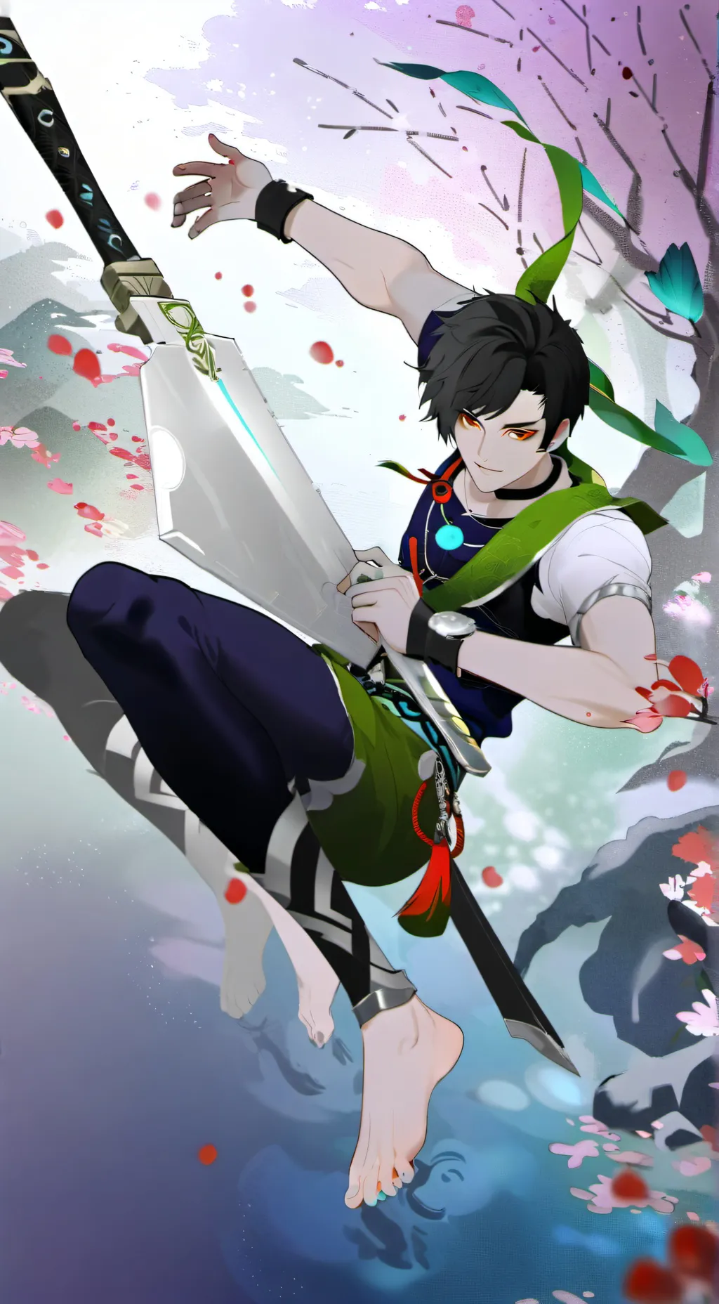ai character: ∆lice x saw void  background