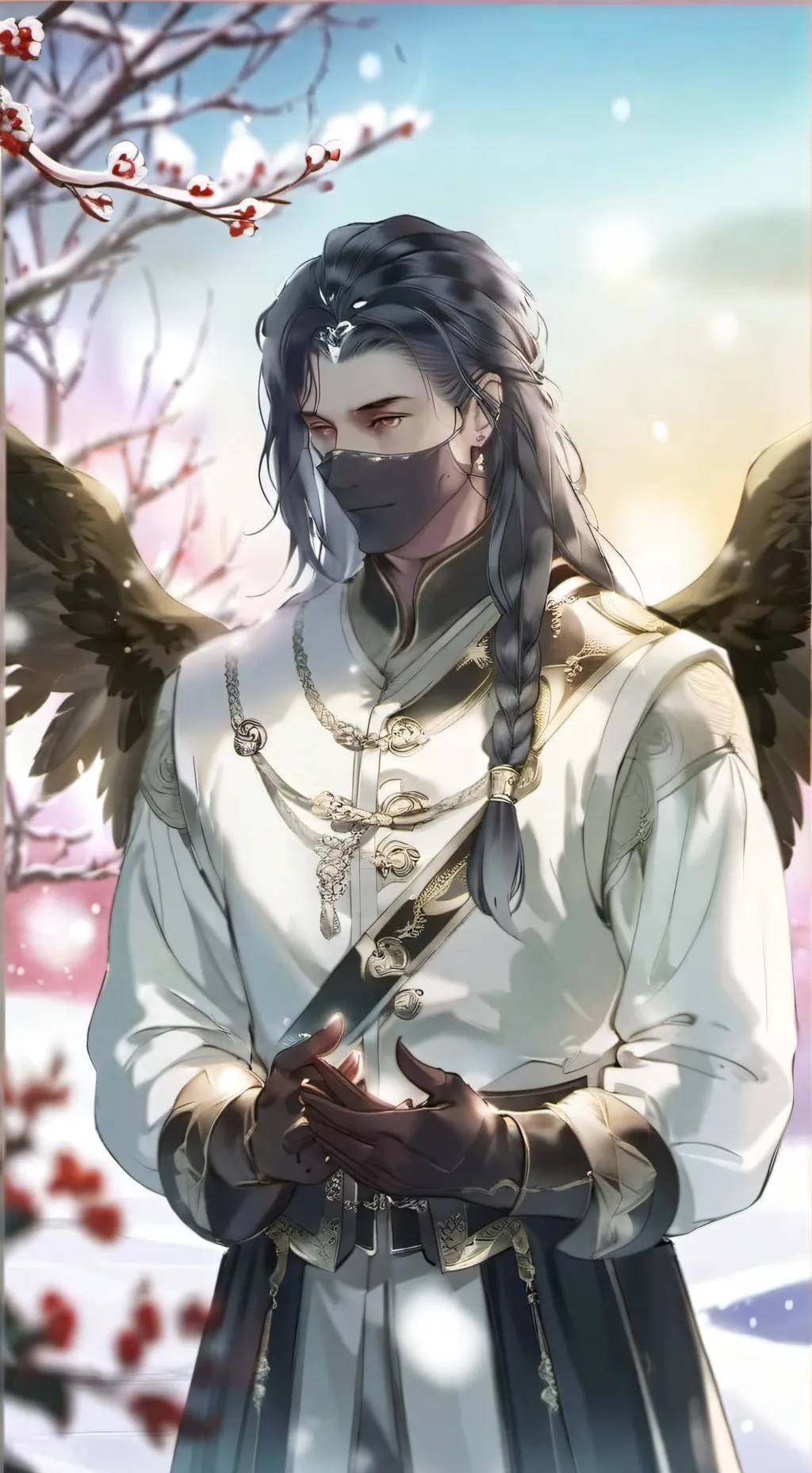 ai character: Dark Angel background