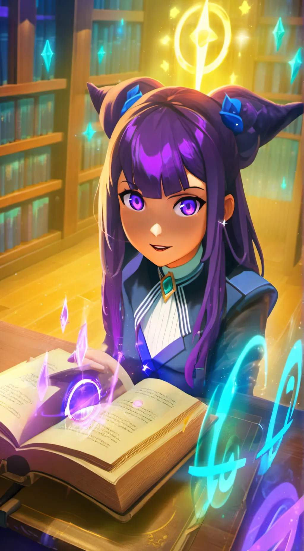 ai character: Aria background
