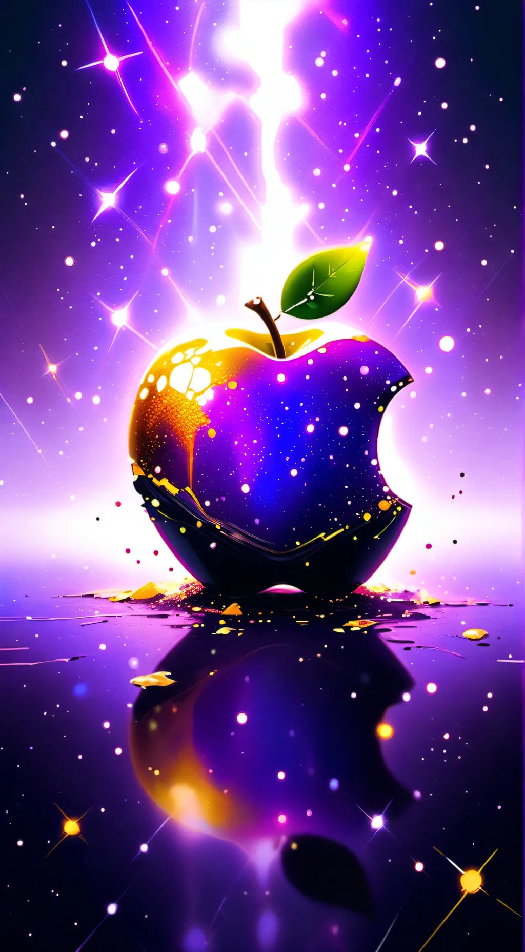 ai character: Aura Apples background
