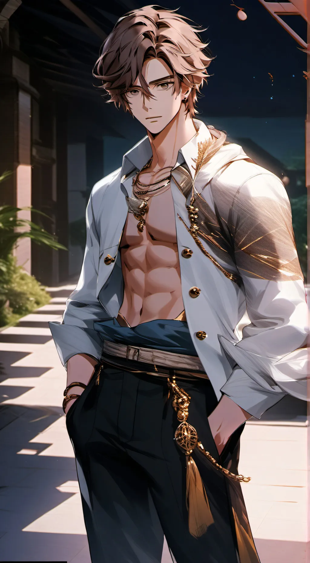 ai character: Lucas  background