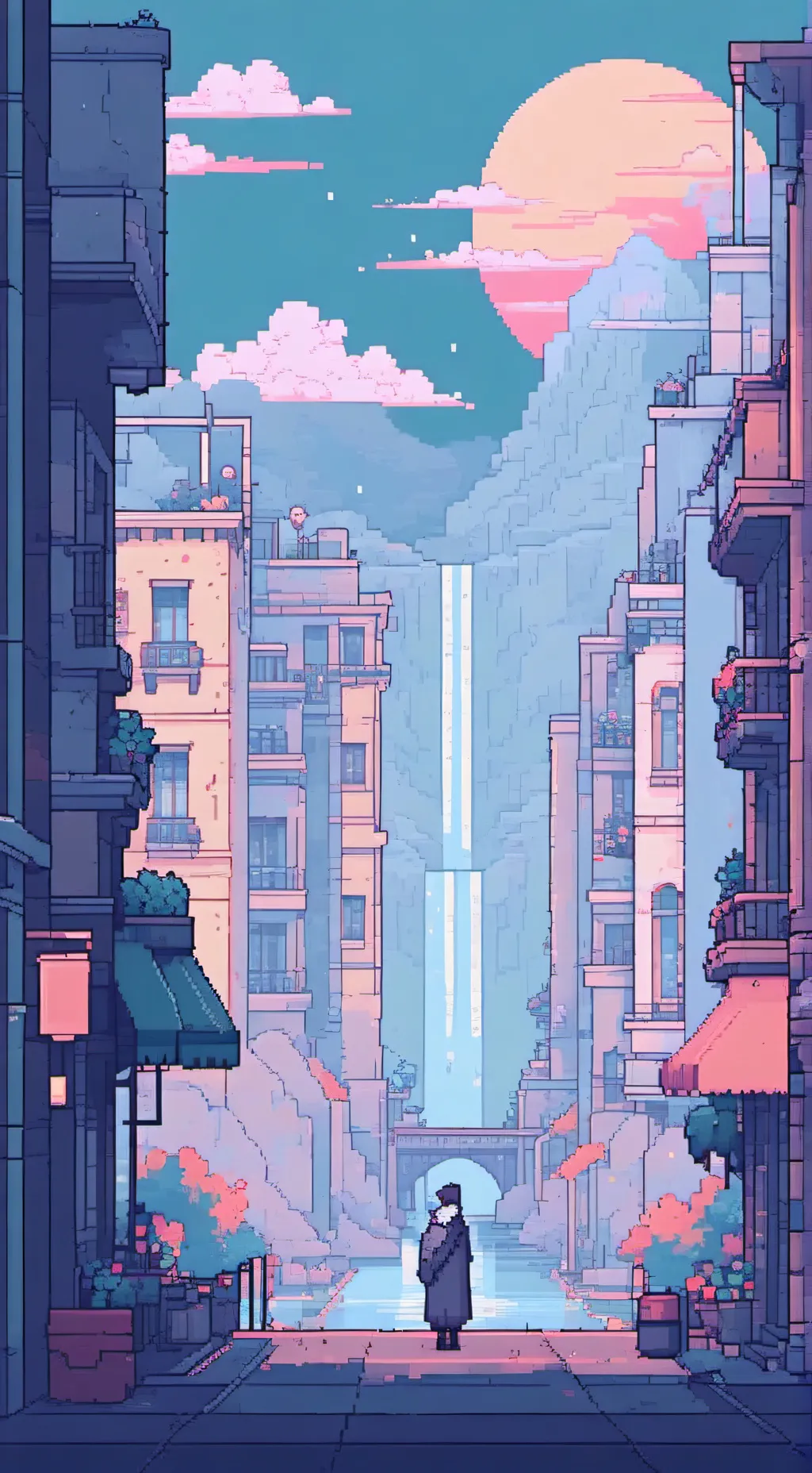 ai character: Dandys world run background