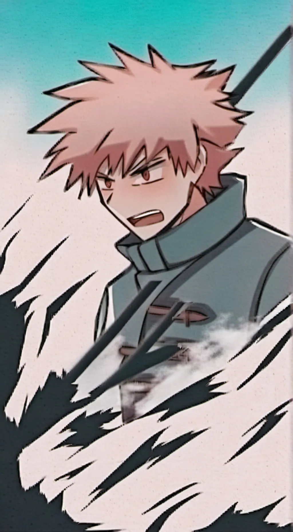 ai character: katsuki bakugo background