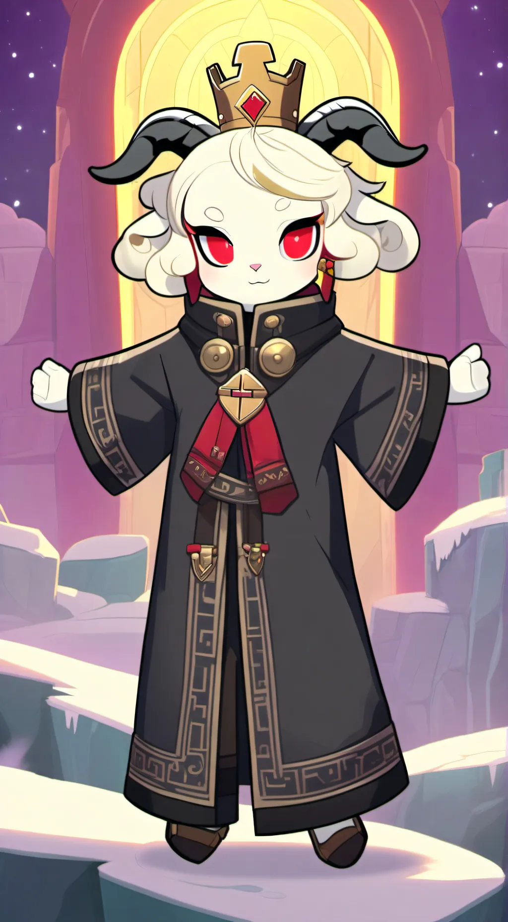 ai character: The Lamb background