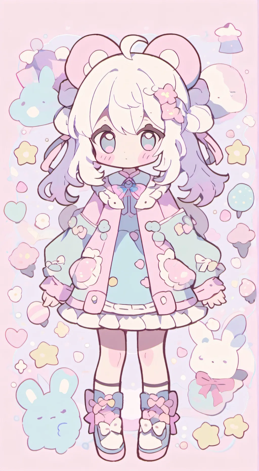 ai character: ☆SPUNKI♡~ background