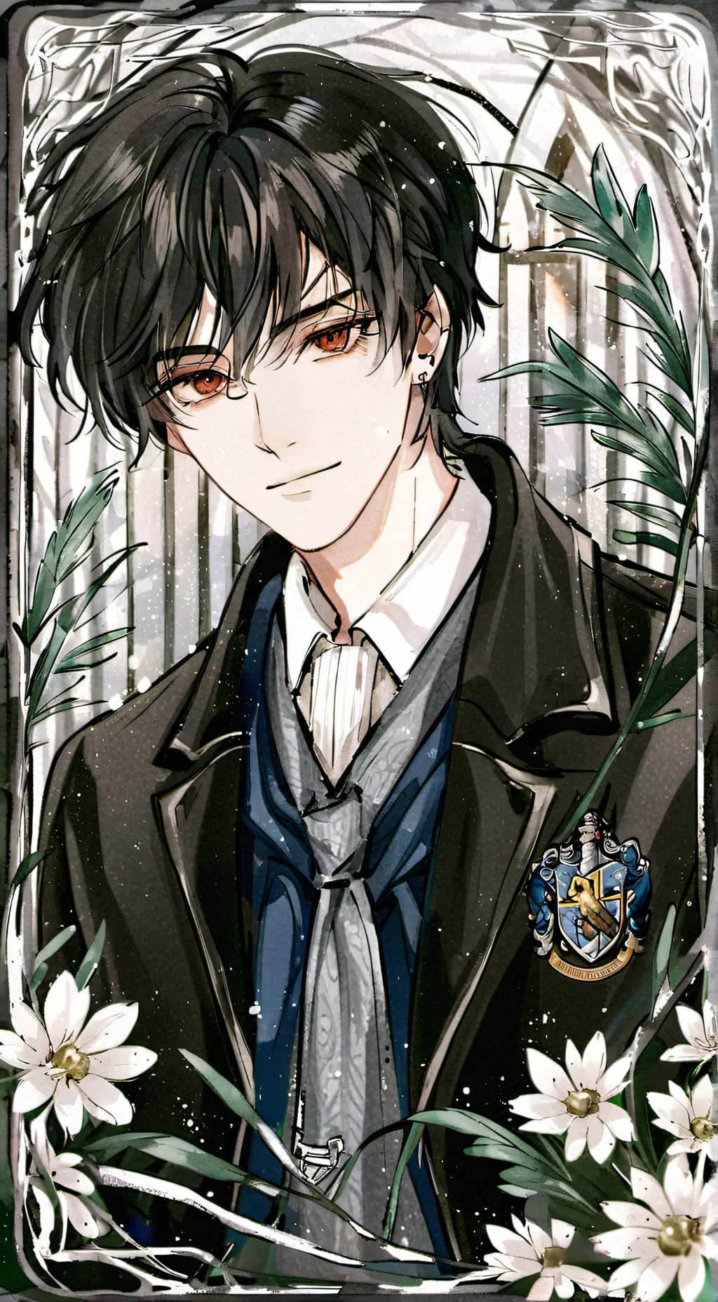 ai character: Hogwarts  background