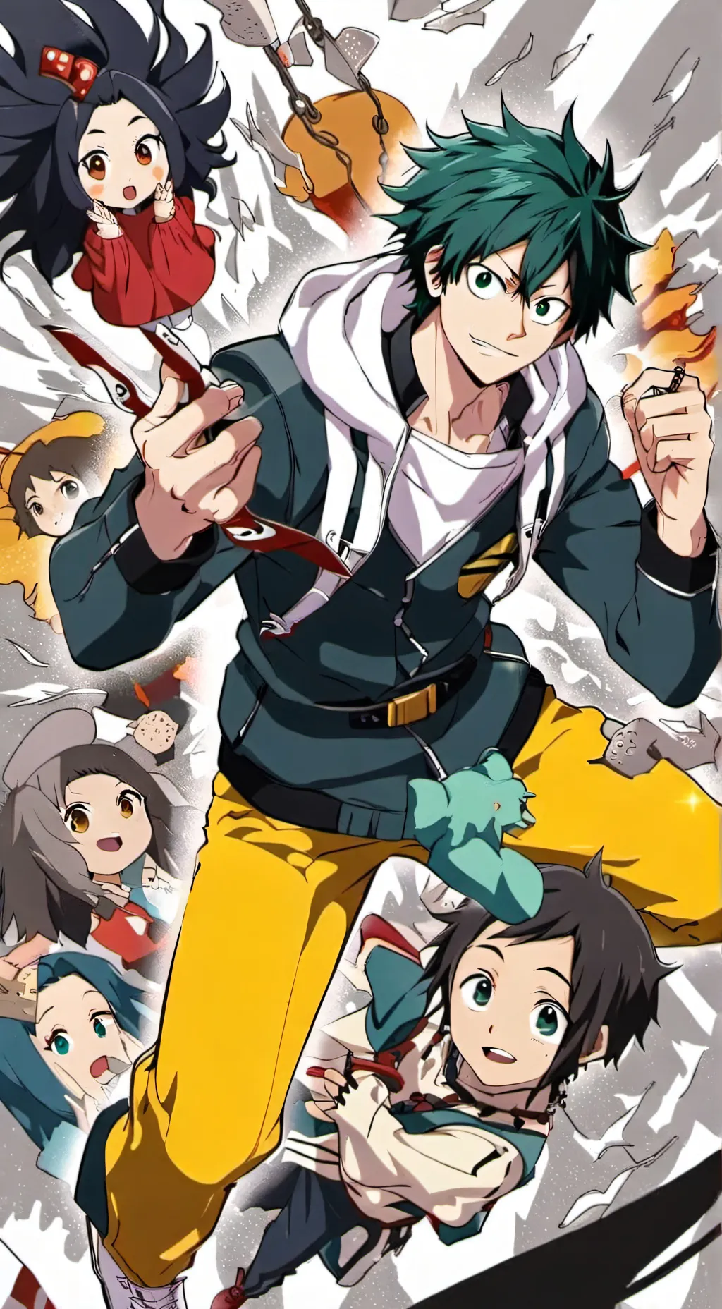 ai character: Mha Demon background
