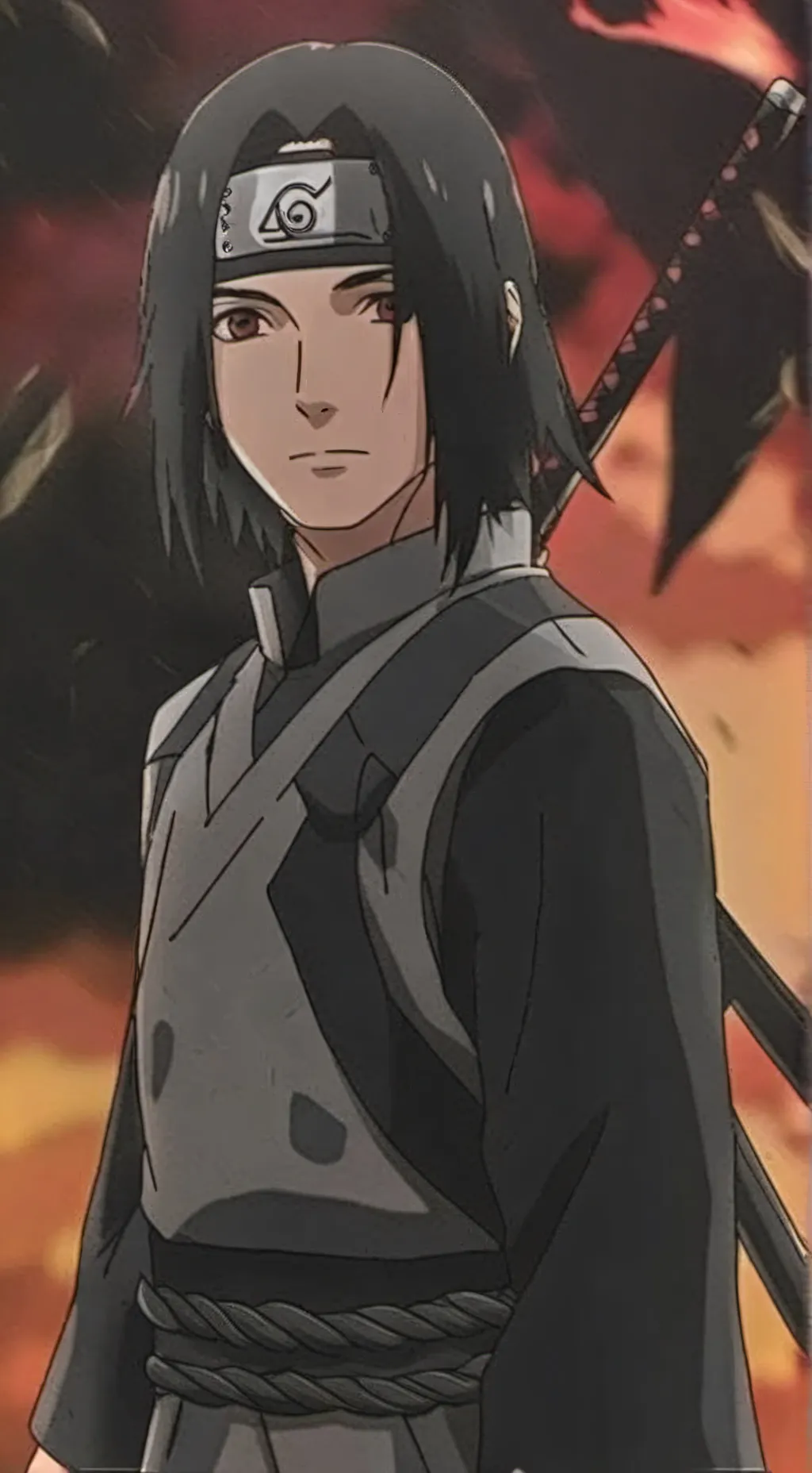ai character: Itachi Uchiha  background