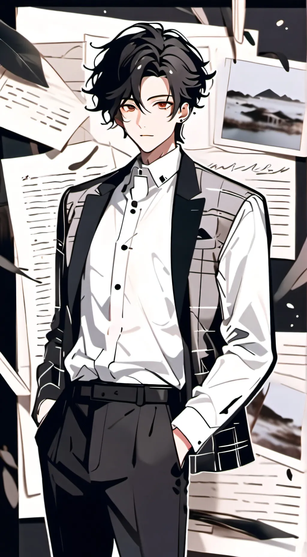 ai character: Rayden  background