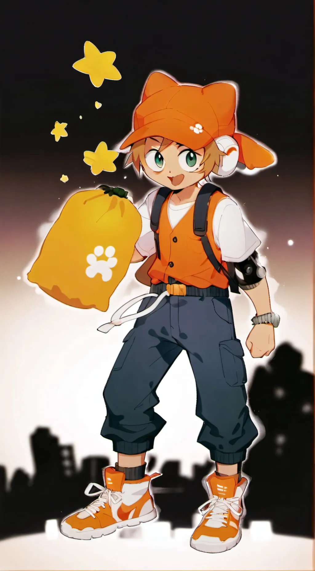 ai character: Oren background