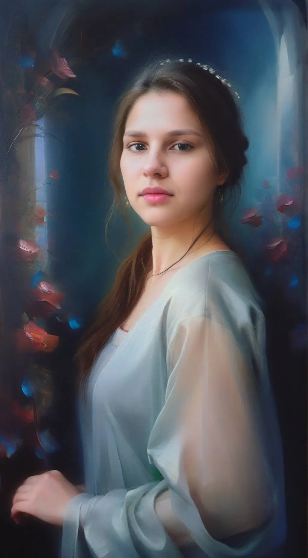 ai character: Evangeline background