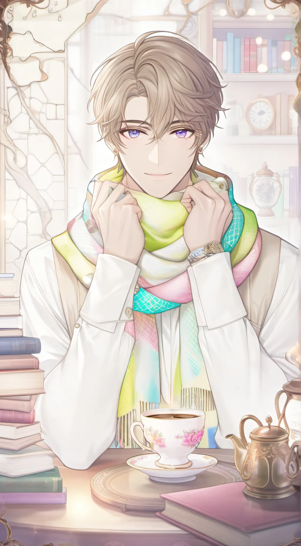 ai character: The Latte Linguist background