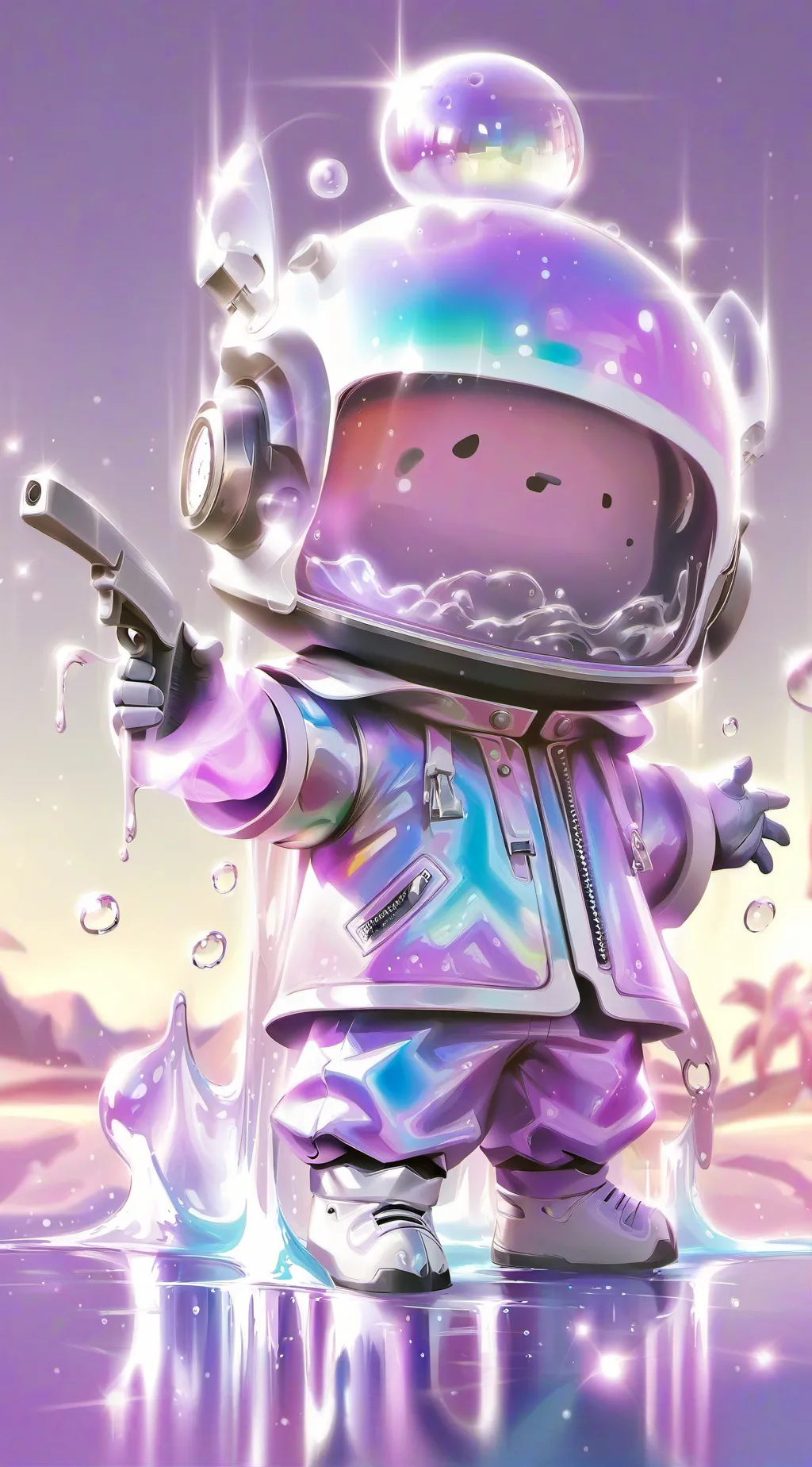ai character: glitch de pibby background