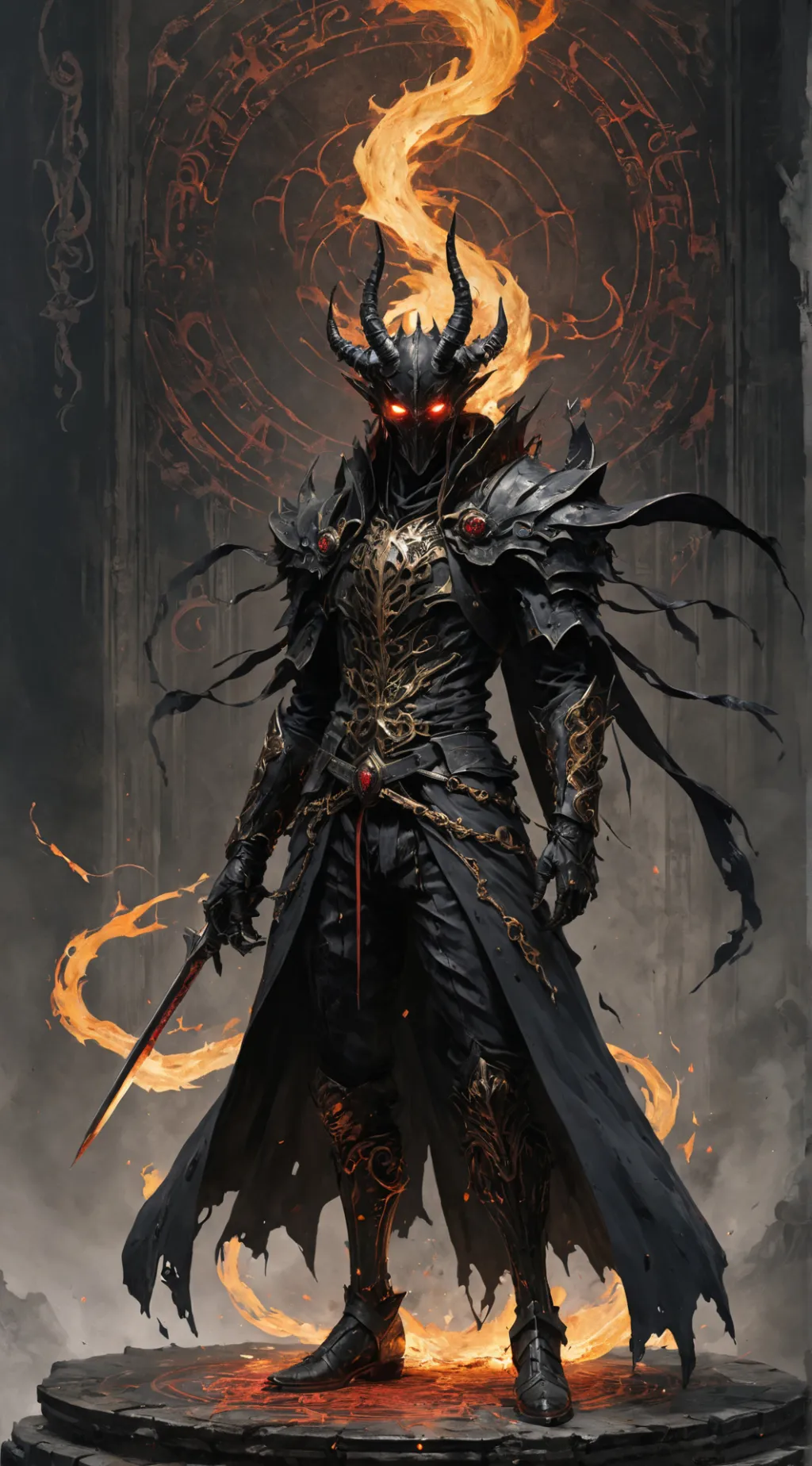 ai character: the king of knight background