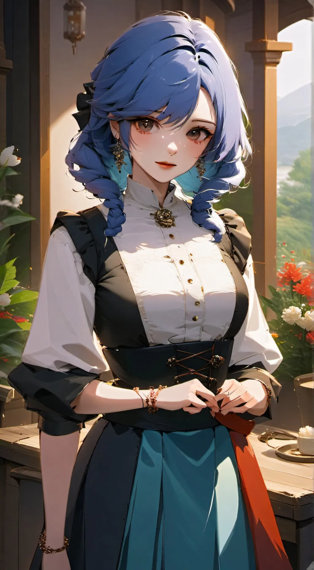 ai character: Mina background