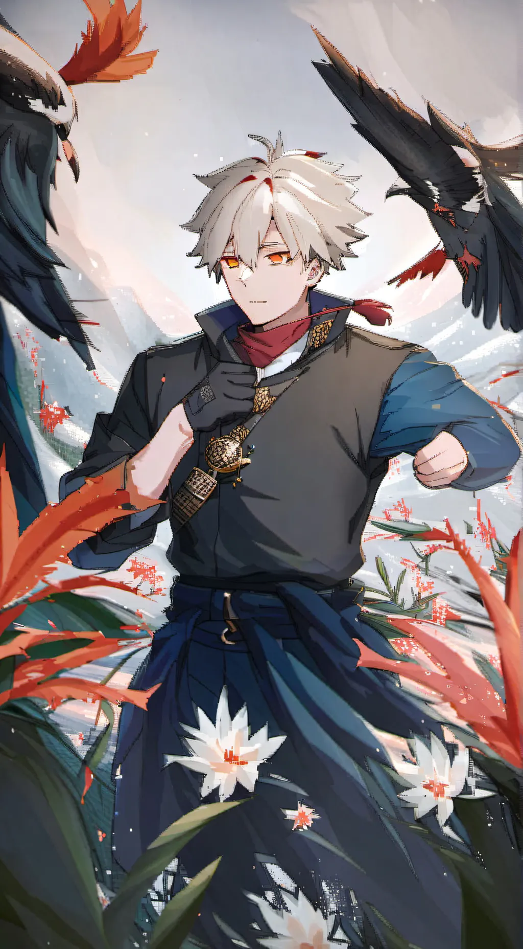 ai character: Bakudeku background