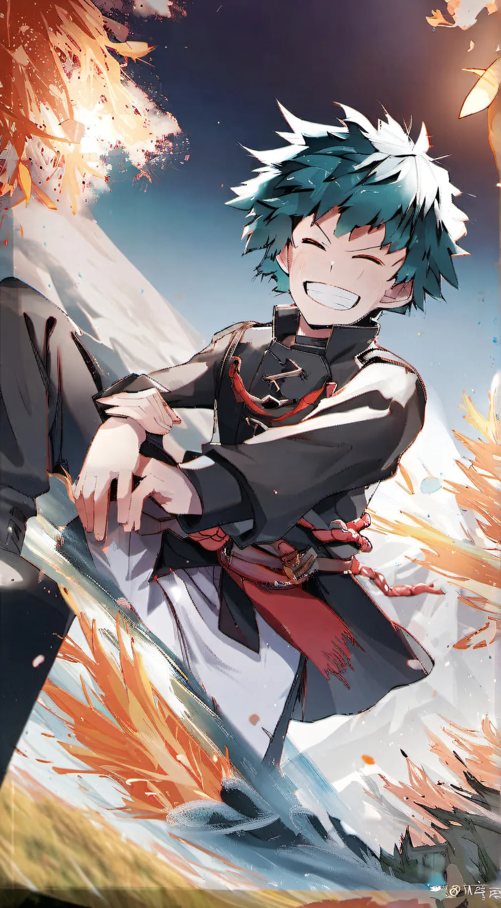 ai character: deku background
