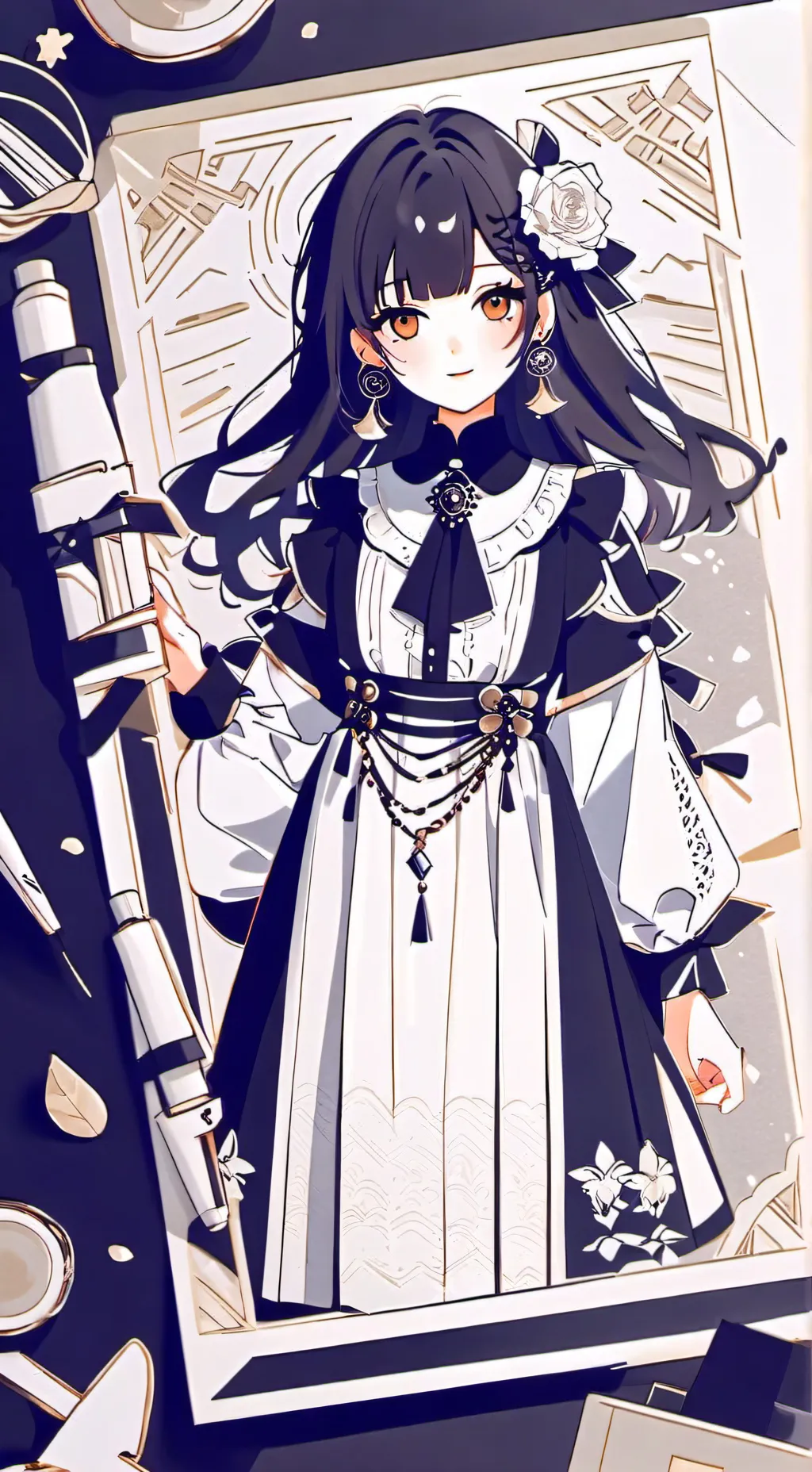 ai character: Лиза background