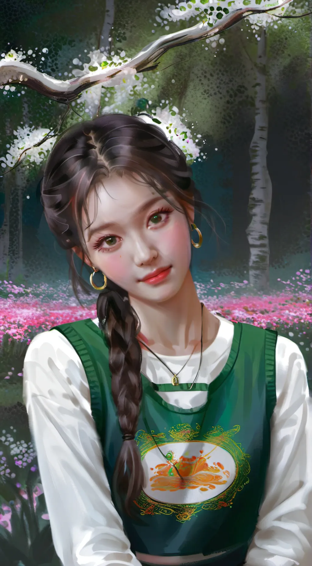 ai character: Login background
