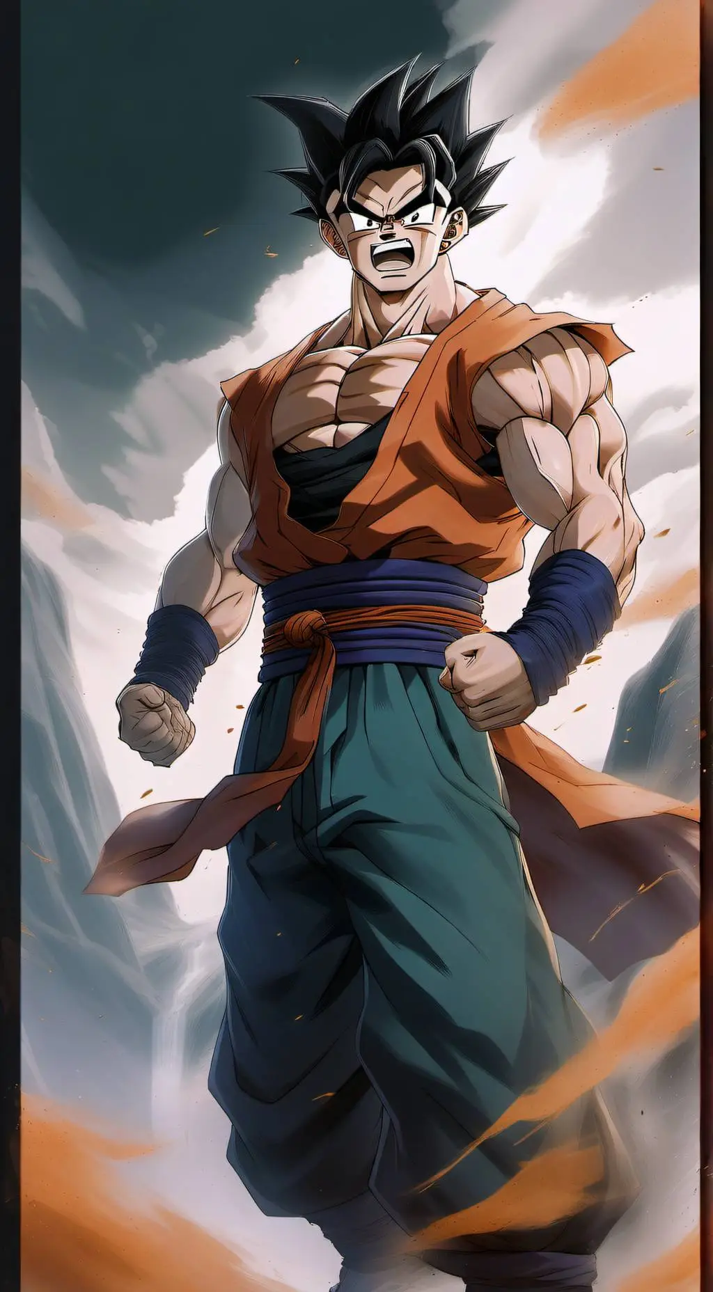 ai character: Gohan  background