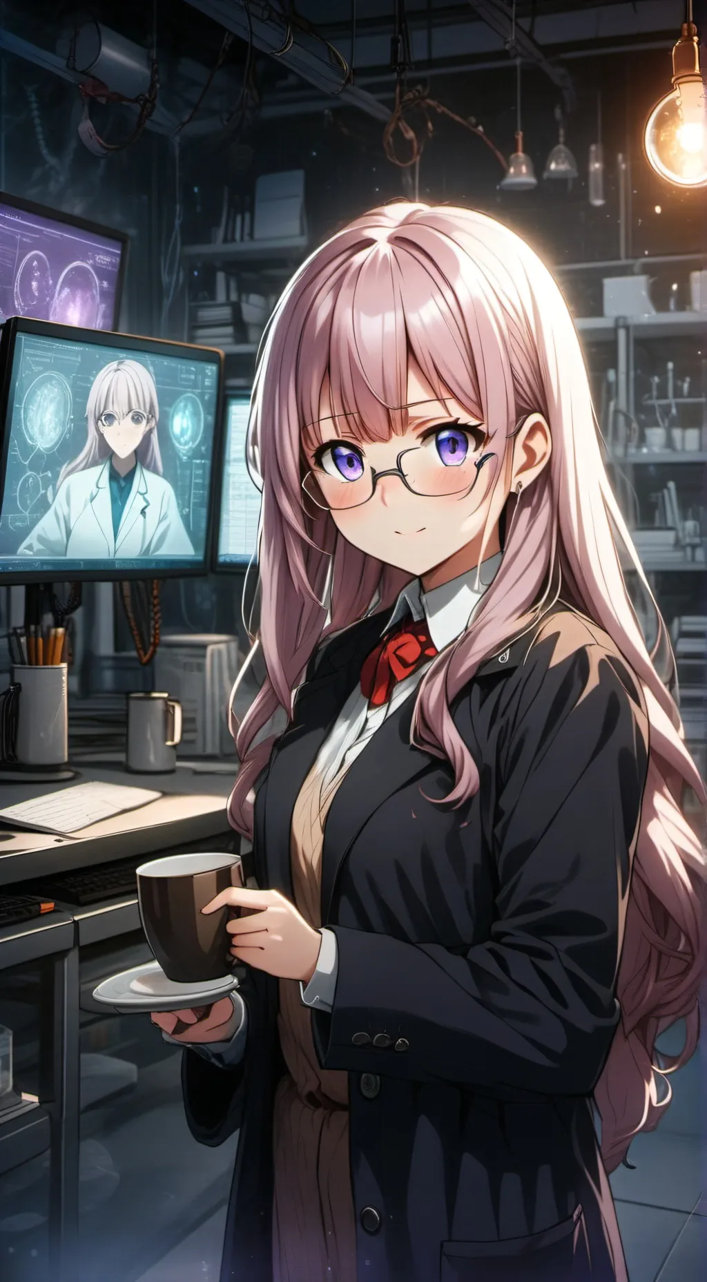ai character: Luna background