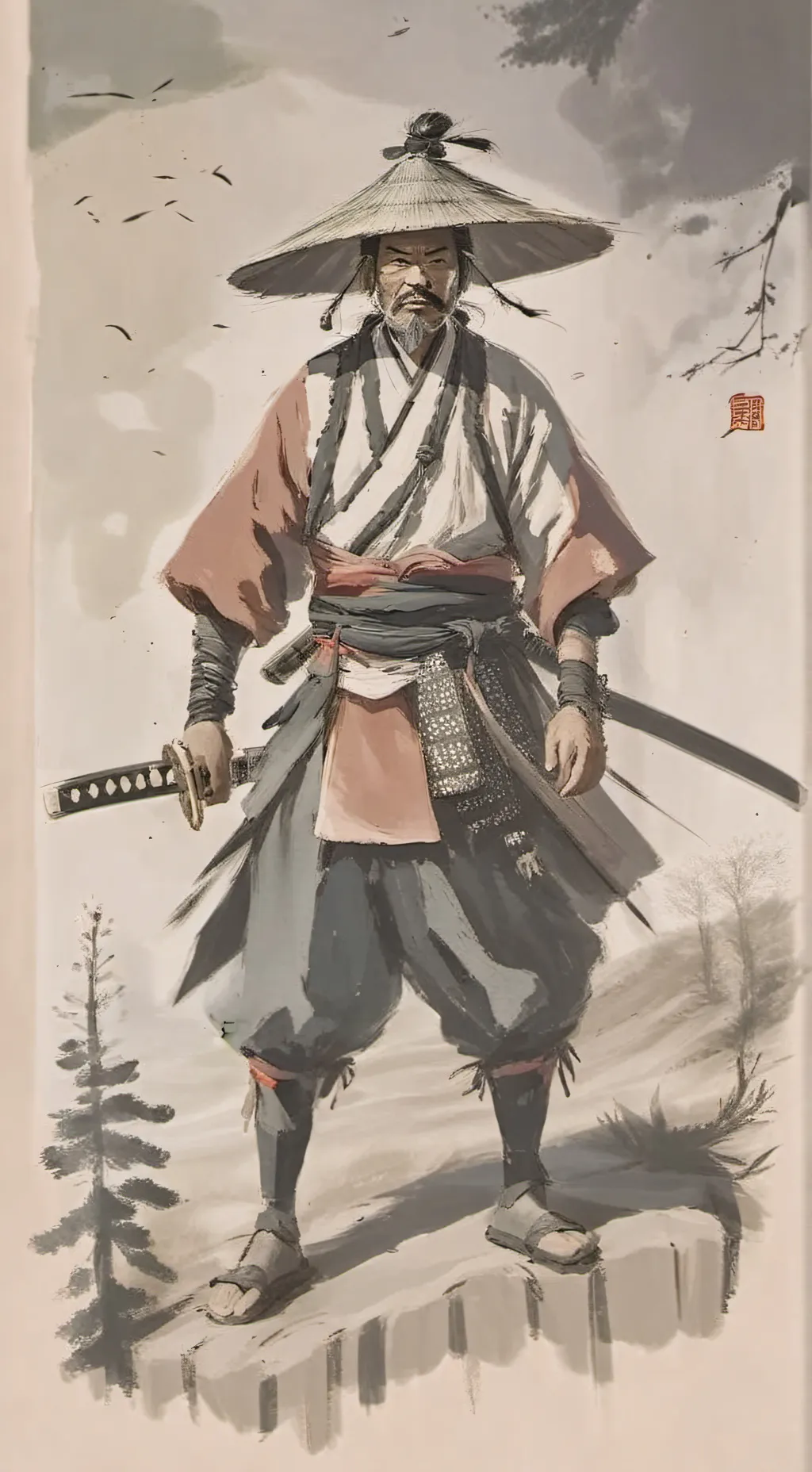 ai character: Carrera Samurai  background