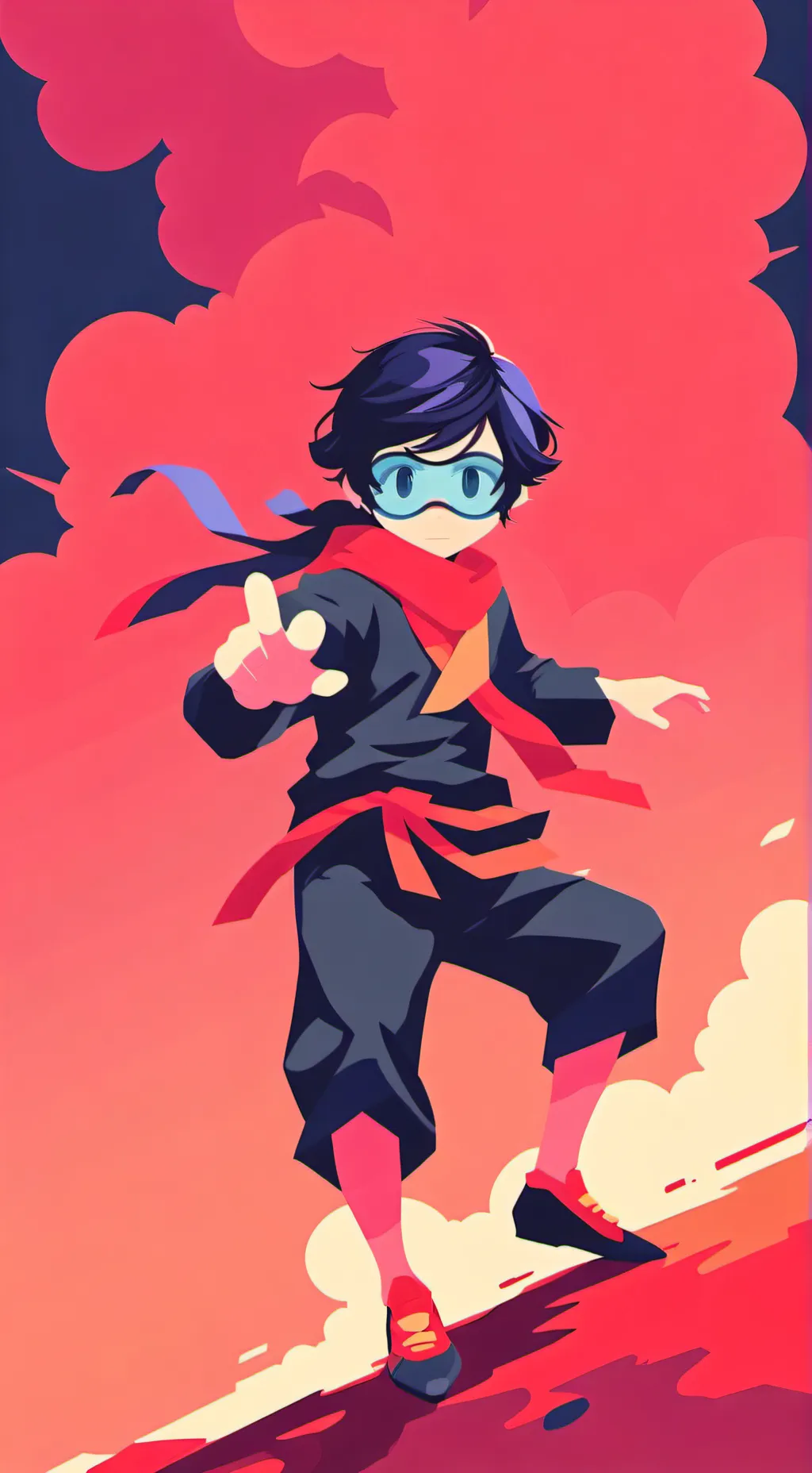 ai character: MDx4th wall broke  background