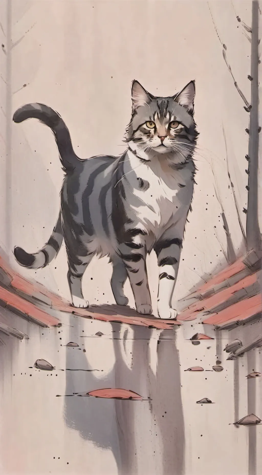 ai character: Skz but CATS?! background