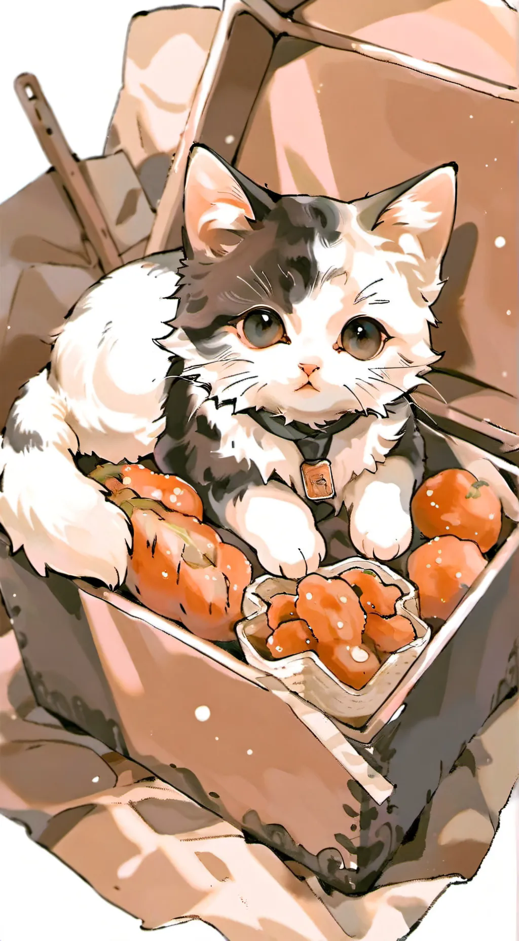 ai character: gatito robacomidas background