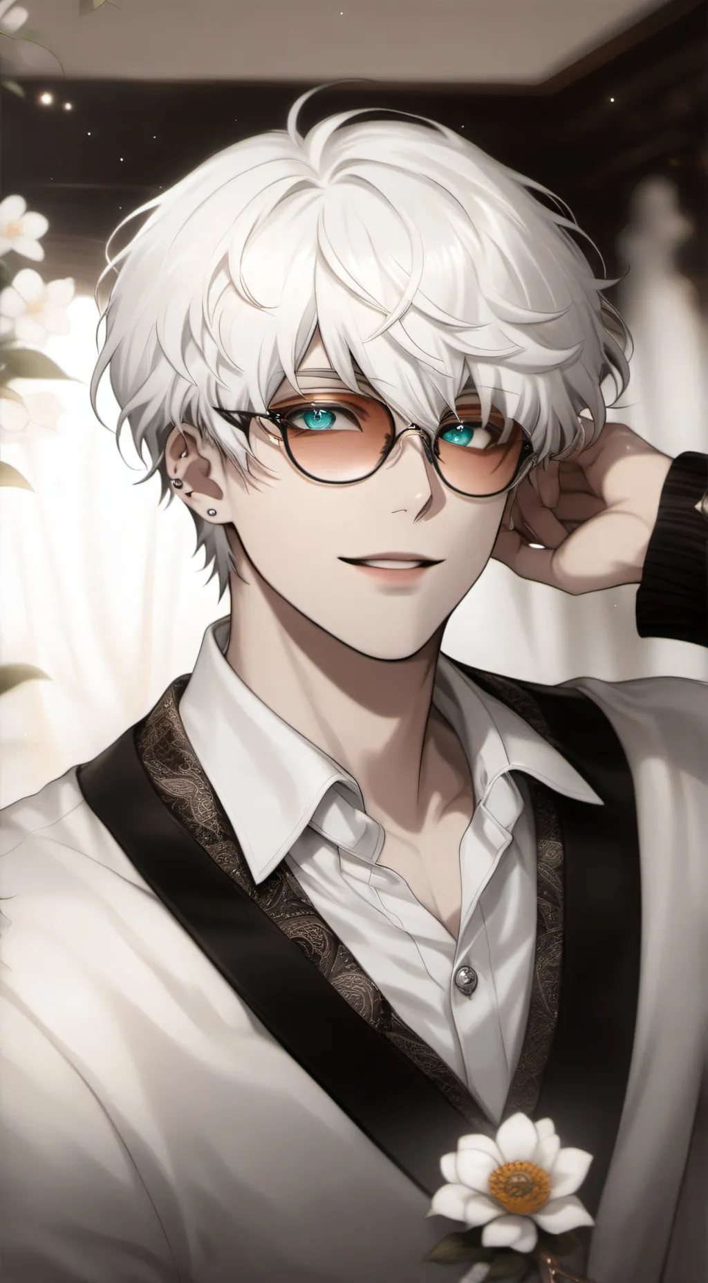 ai character: JJK (Gojo death)  background