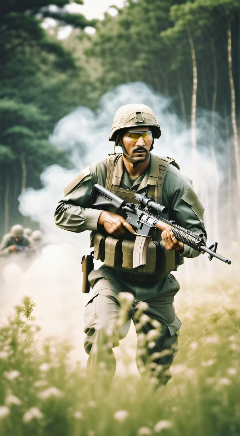 ai character: Army *Gordon* background