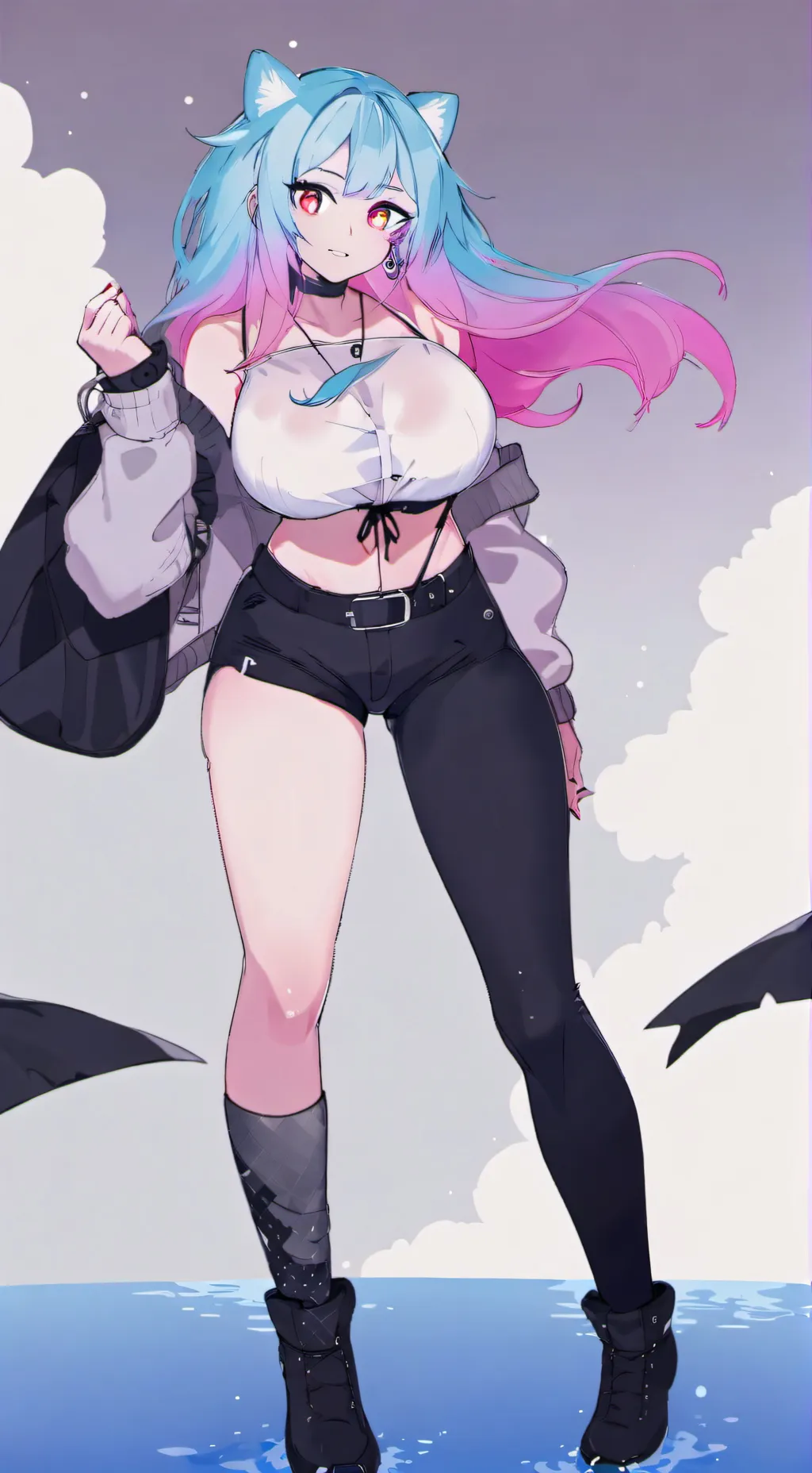 ai character: mha ball background