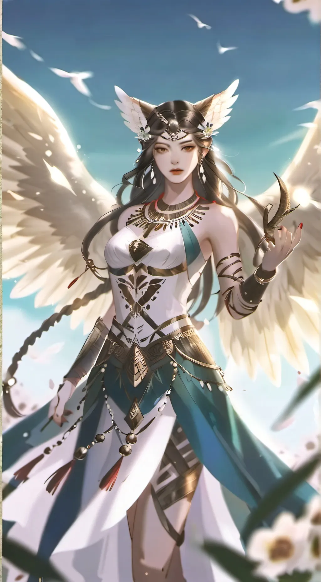 ai character: Athena background