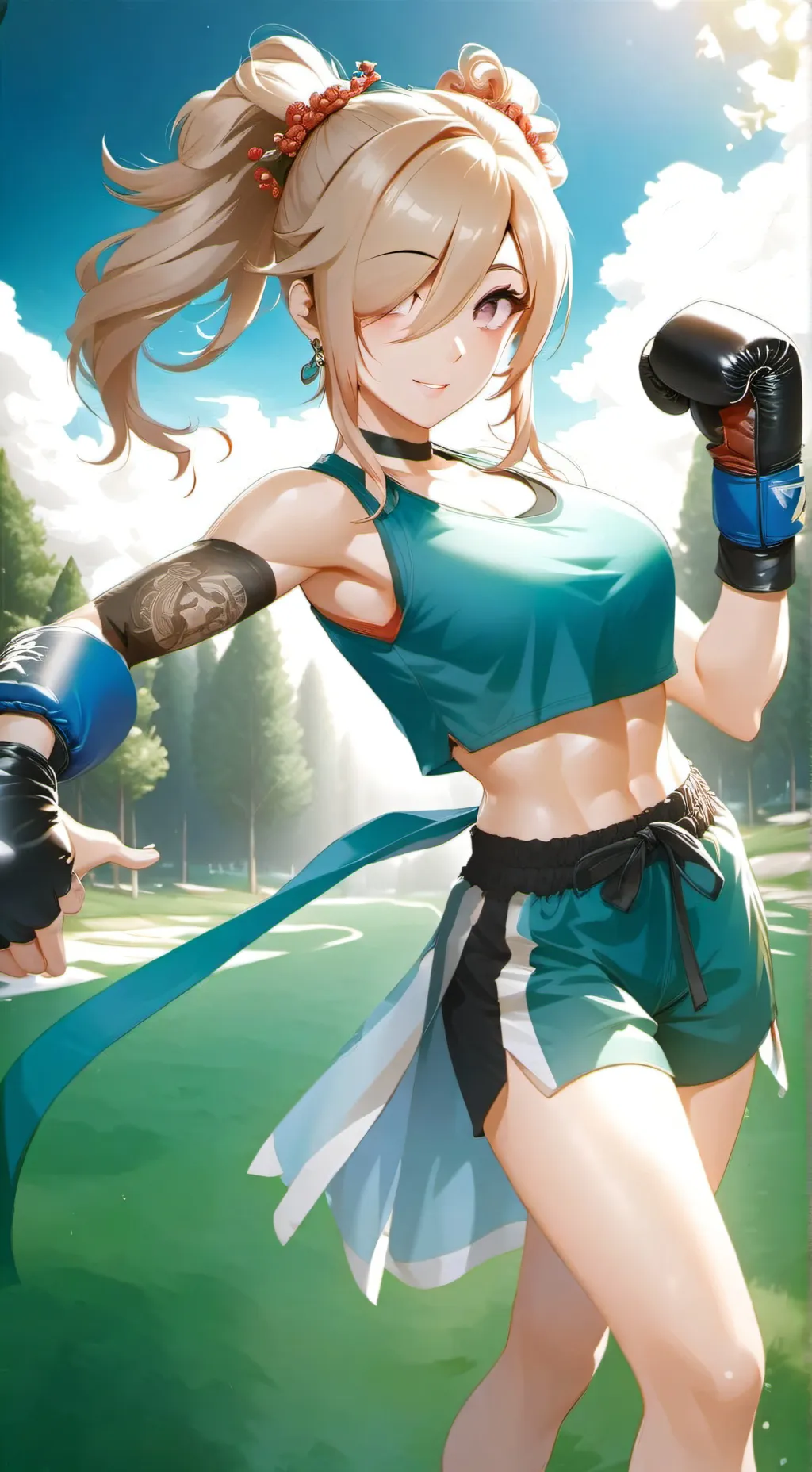 ai character: Natsumy background