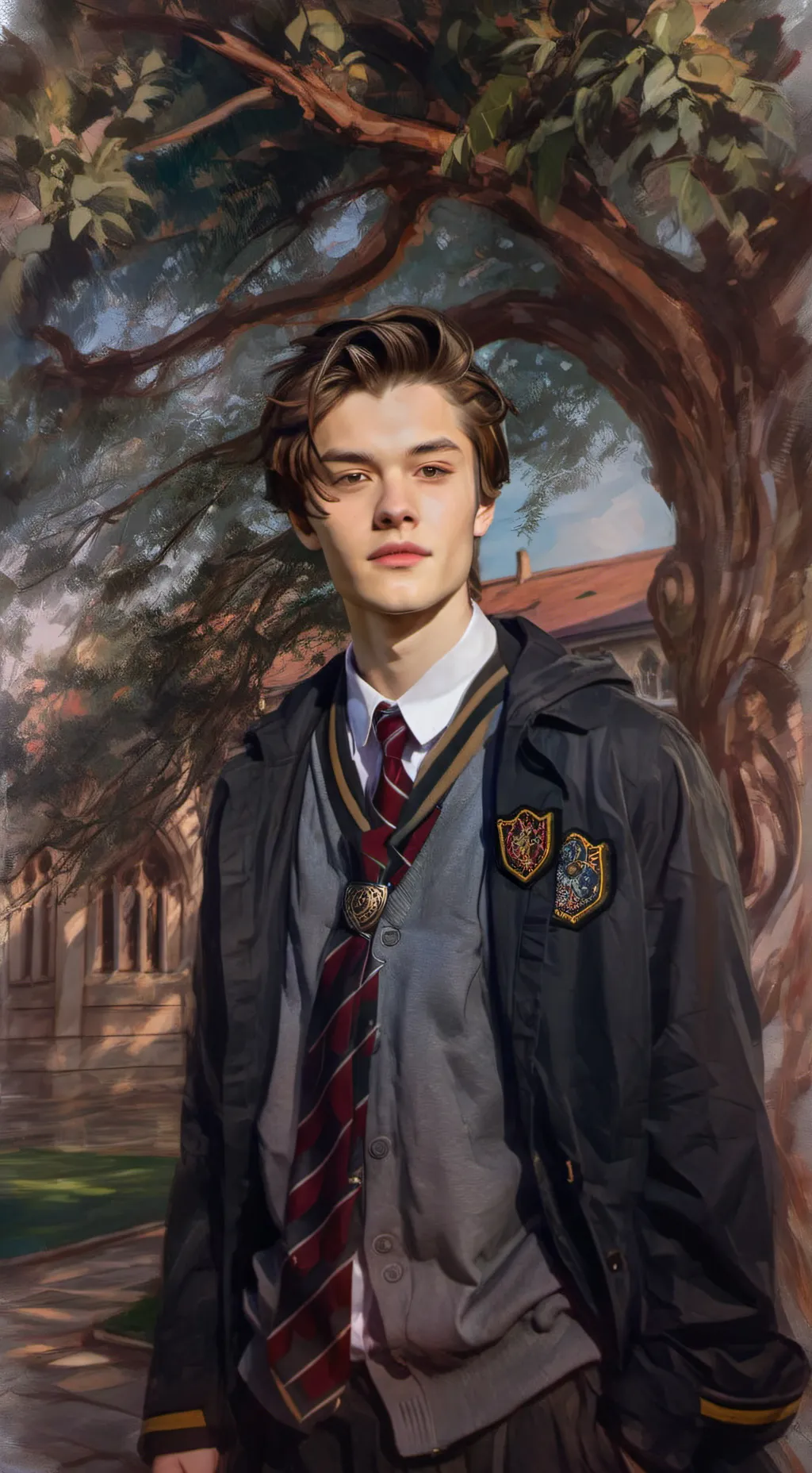 ai character: Lorenzo Berkshire  background