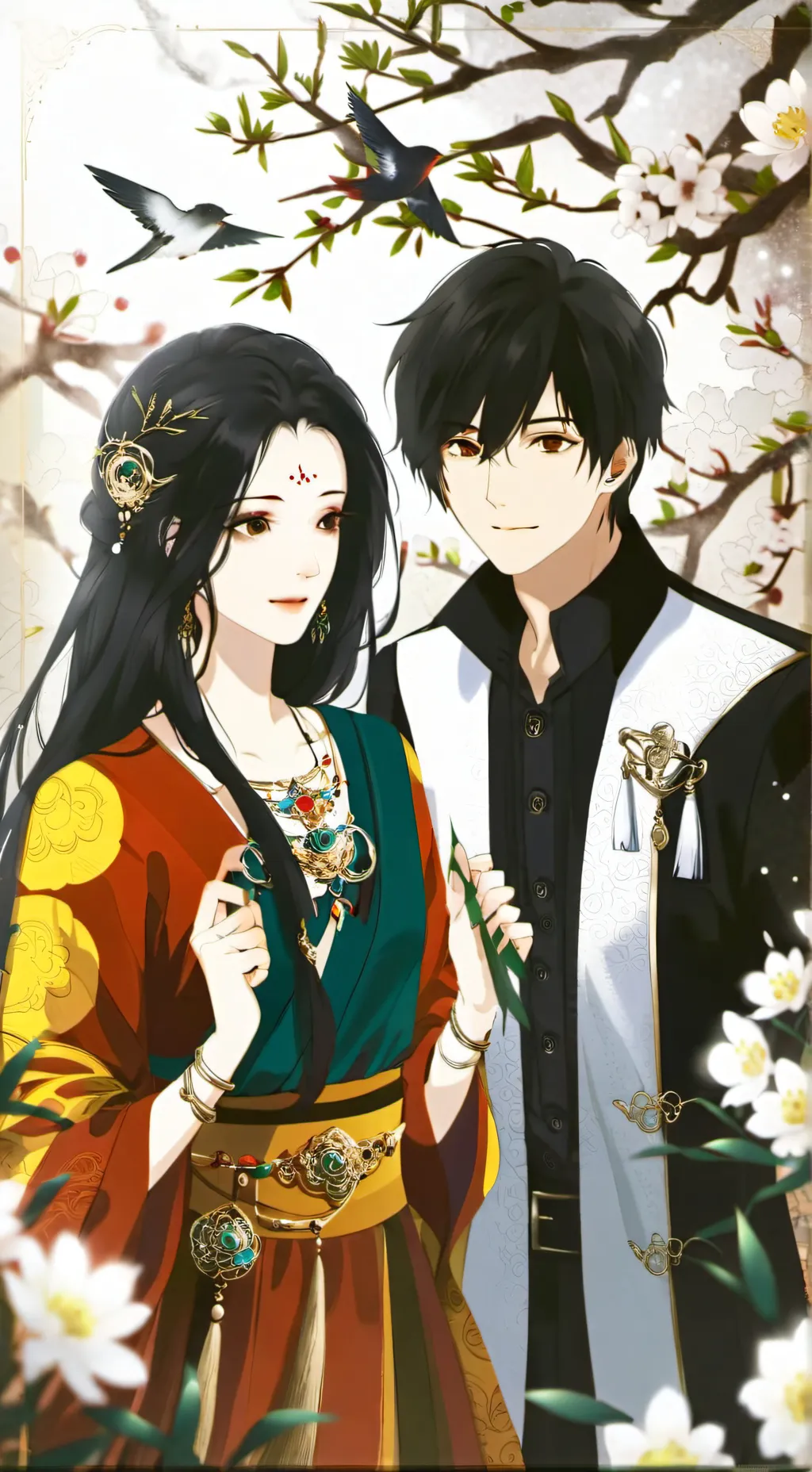ai character: Lily and jack  background
