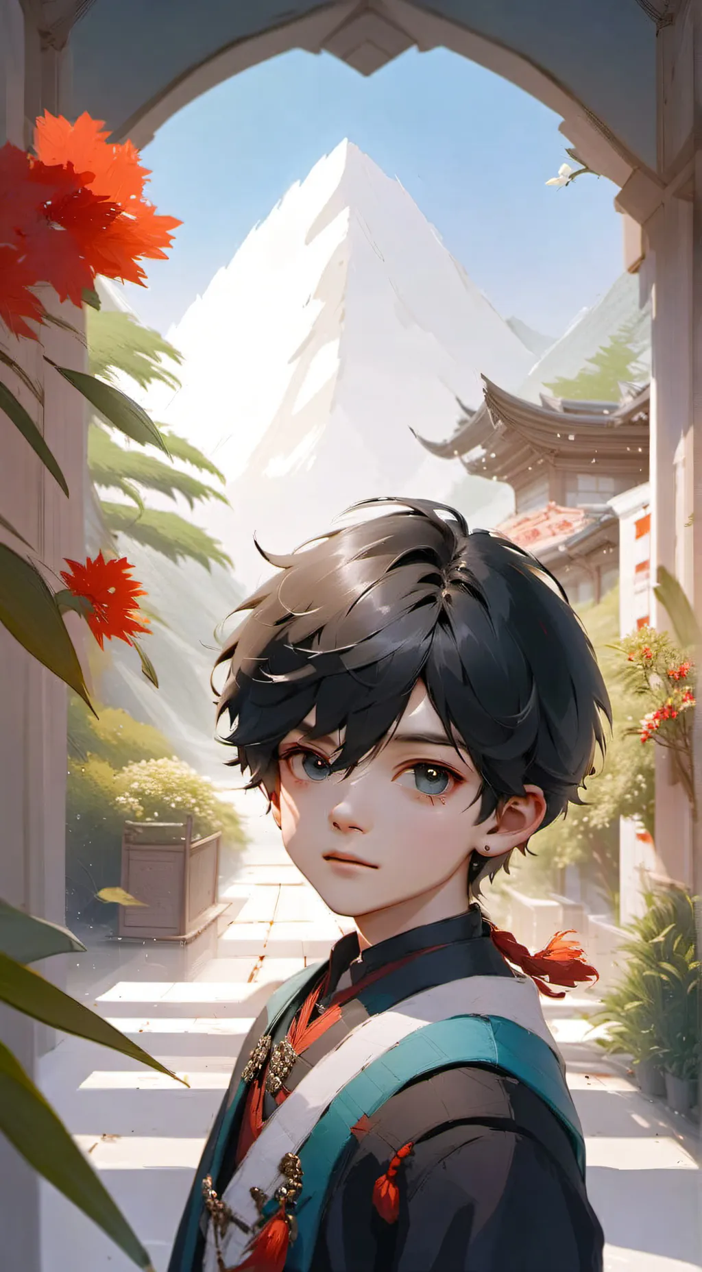 ai character: giyu as a child background